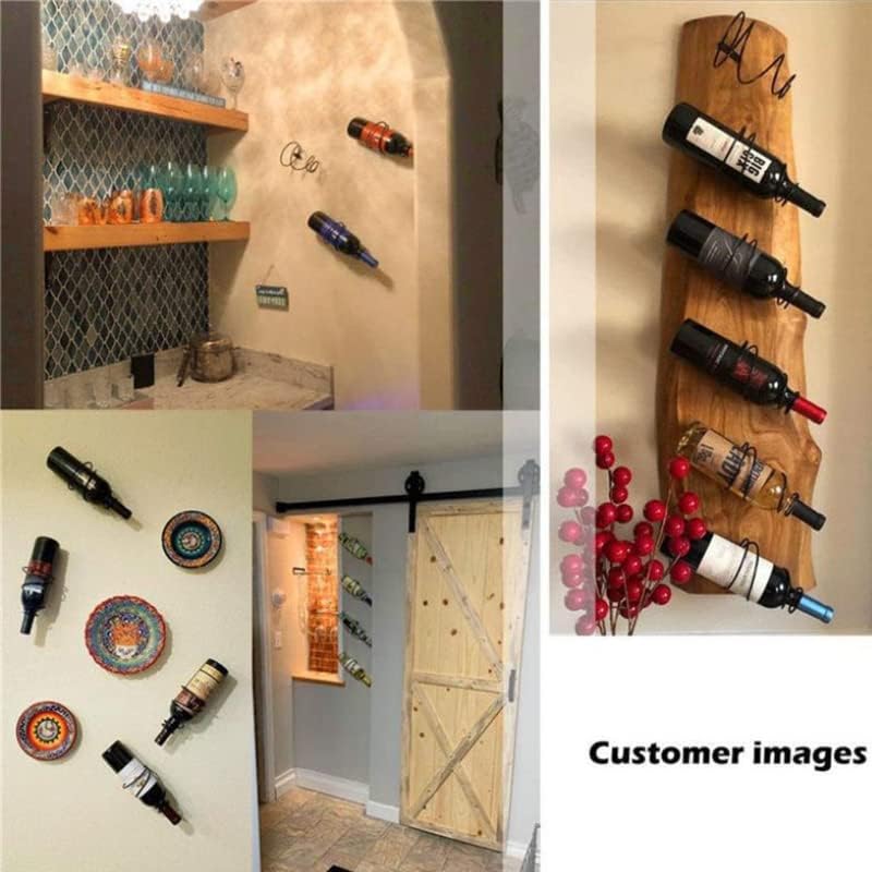 SHQ 5-Piece Wall Mounted Wine Rack Set