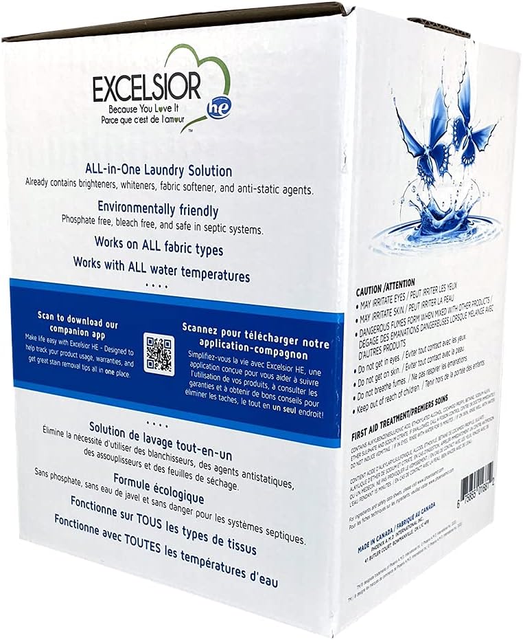 Excelsior - 3 Liter Unscented Laundry Detergent