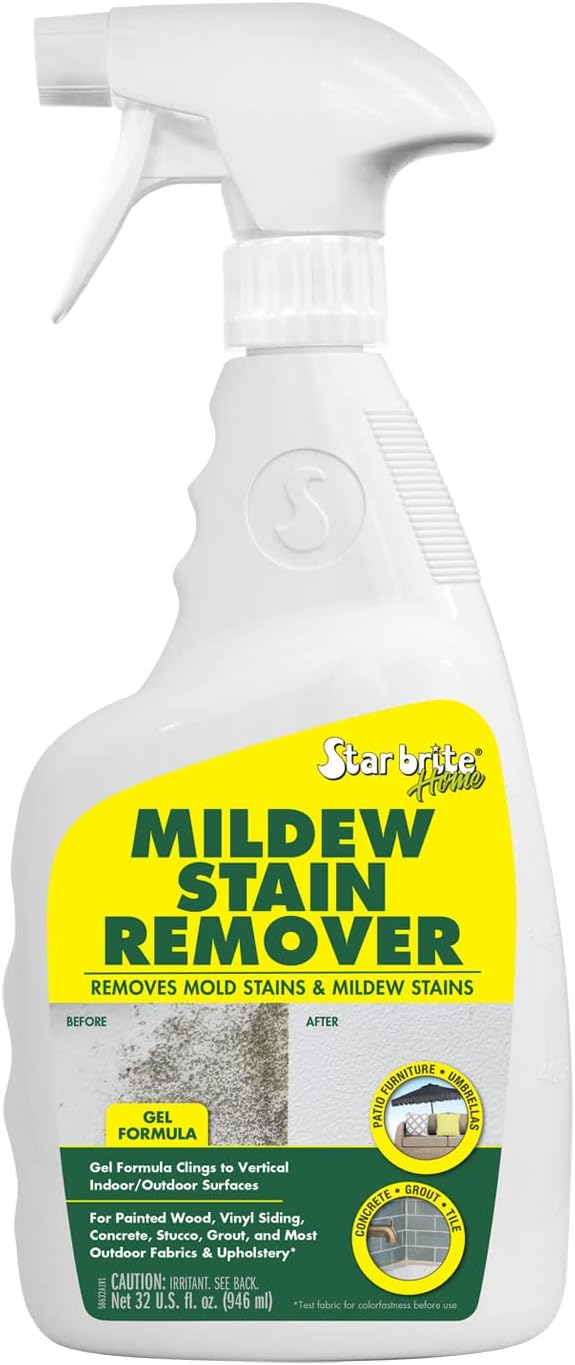 STAR BRITE Home Mildew Stain Remover Gel Spray - 32 OZ 1
