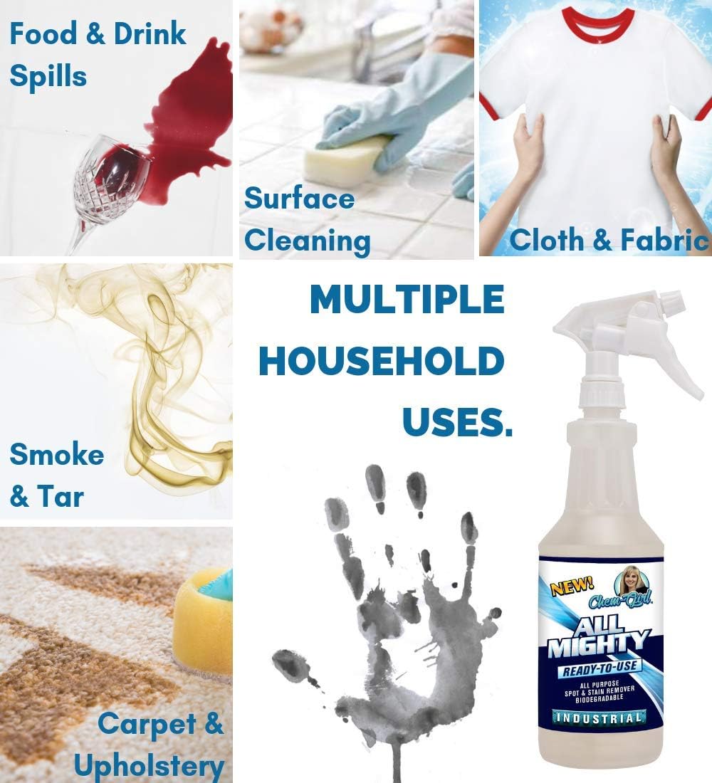 Chem-Girl All Mighty Concentrate - Super Strength Biodegradable Stain Remover