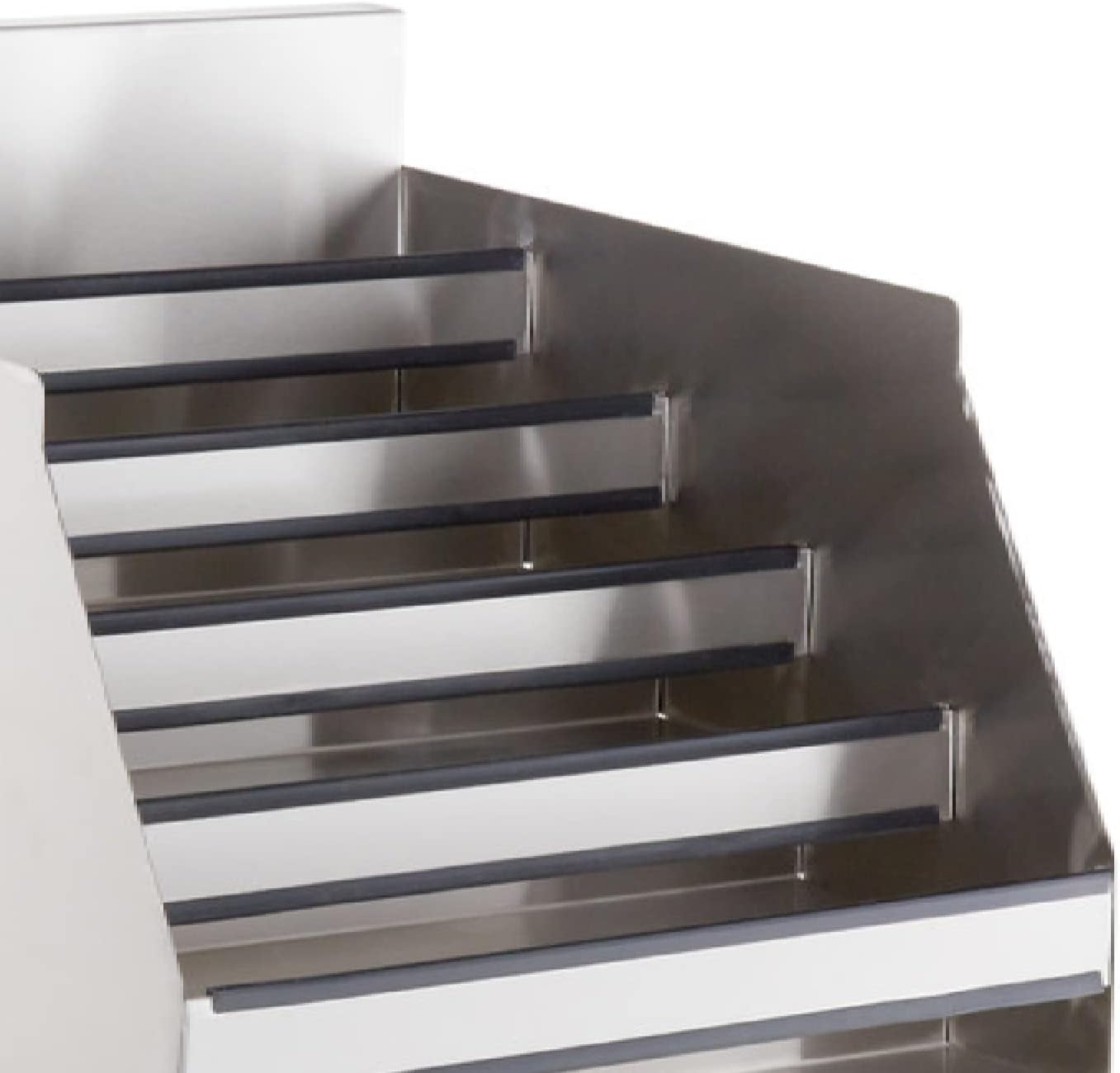 18 x 23 Inch 5-Tier Stainless Steel Liquor Display Shelf