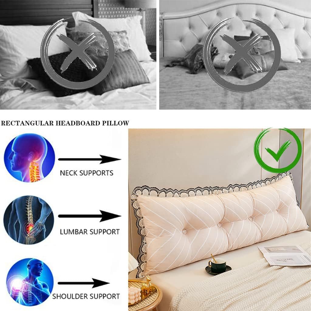 ZZYK Large Back Cushion with Washable Cover 59 Inch