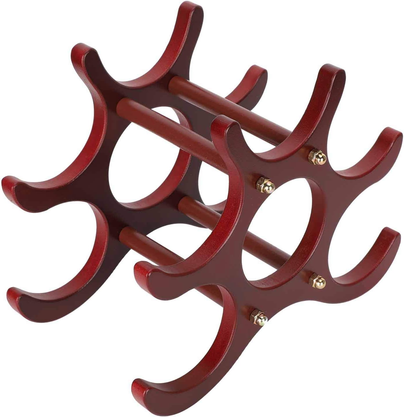 Natudeco Foldable Freestanding Wine Display Rack