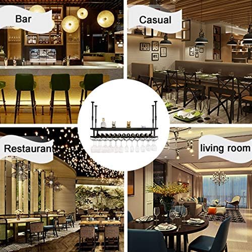 Freestanding Wine Rack with Adjustable Ceiling Mount