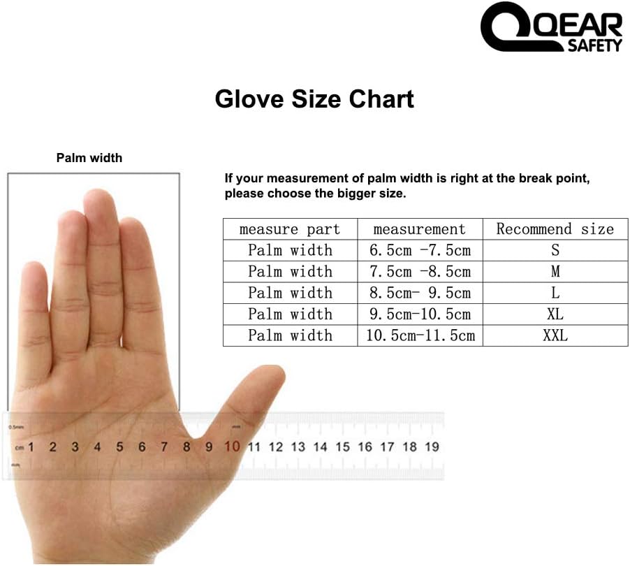 12 Pairs Nitrile Rubber Coated Work Gloves