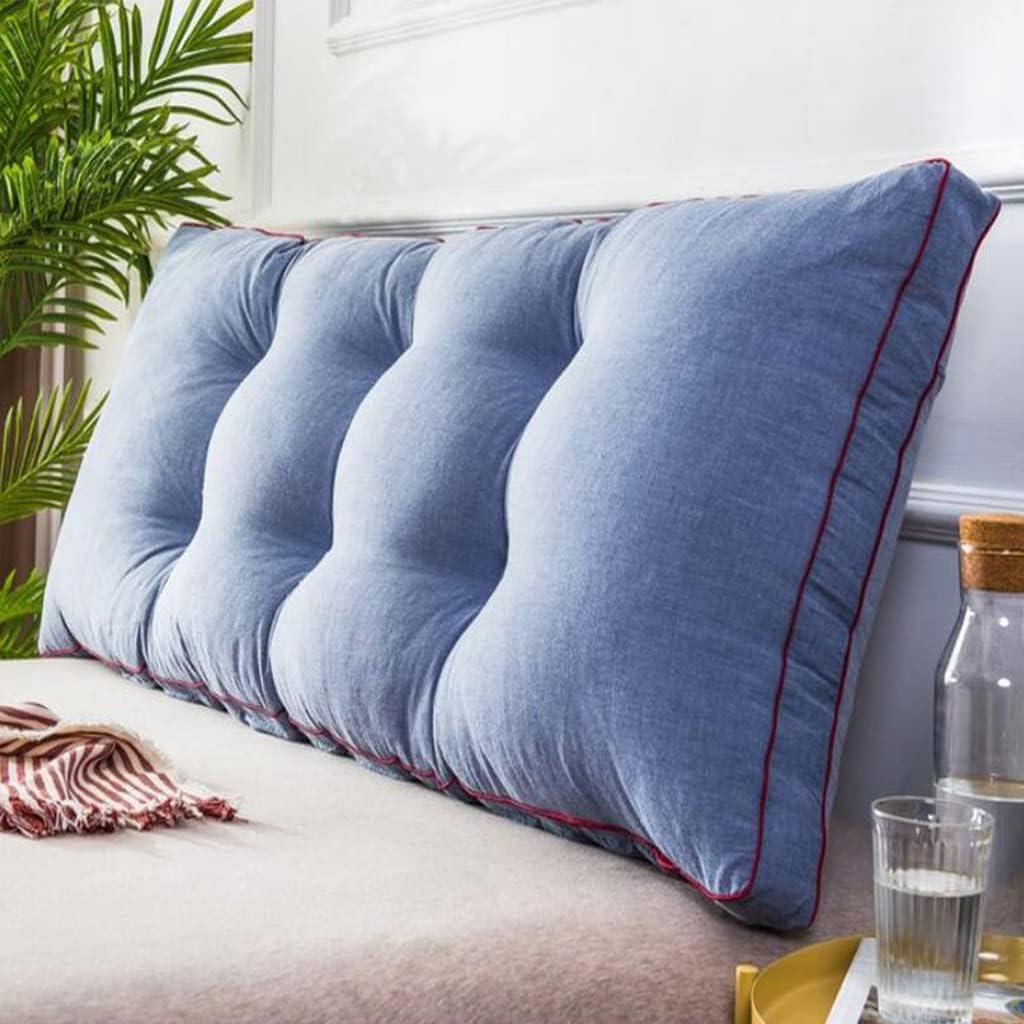 ZZYK Reading Pillow Large Fleece Bolster Support for Pregnancy and Relaxing