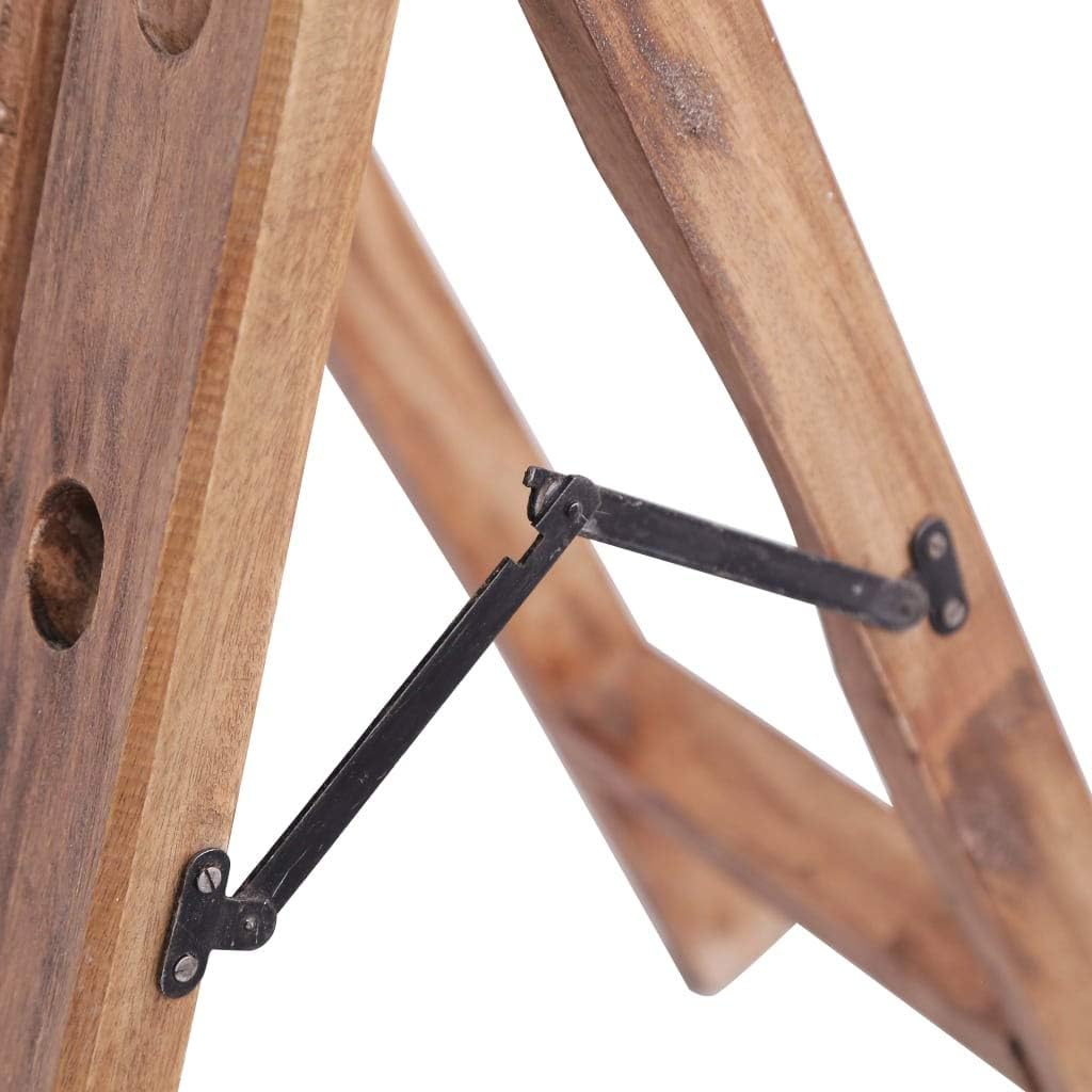YAFF Wine Rack for 15 Bottles Solid Reclaimed Wood