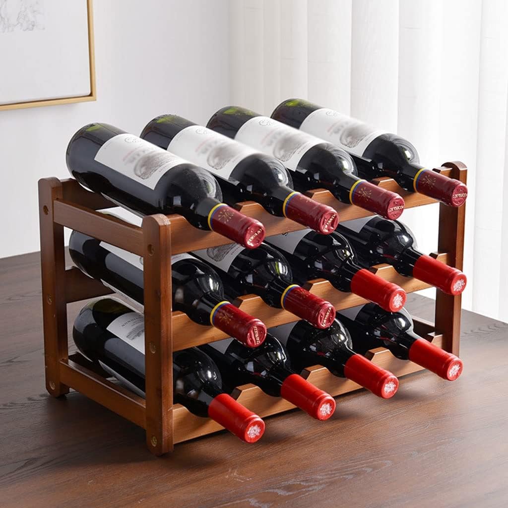 Bamboo Wine Rack with 234 Tiers for Home Bar Storage 1
