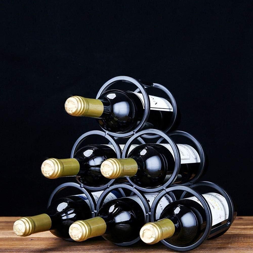 Pkfinrd Freestanding Wine Rack 6 Bottles