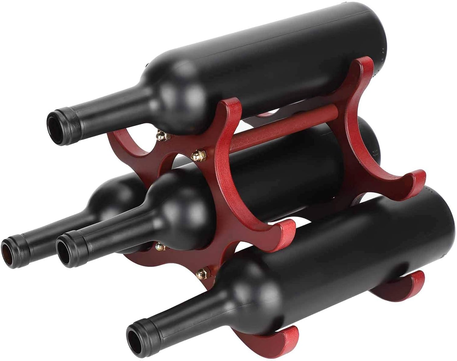 Natudeco Foldable Freestanding Wine Display Rack