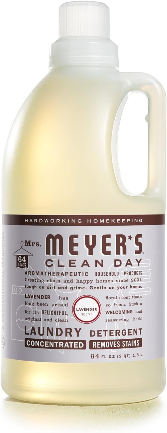 Mrs Meyers Lavender Laundry Detergent 64 OZ Pack of 6