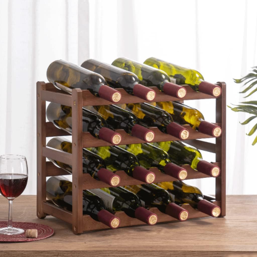 Habiba Premium Bamboo Wine Rack with Hardware