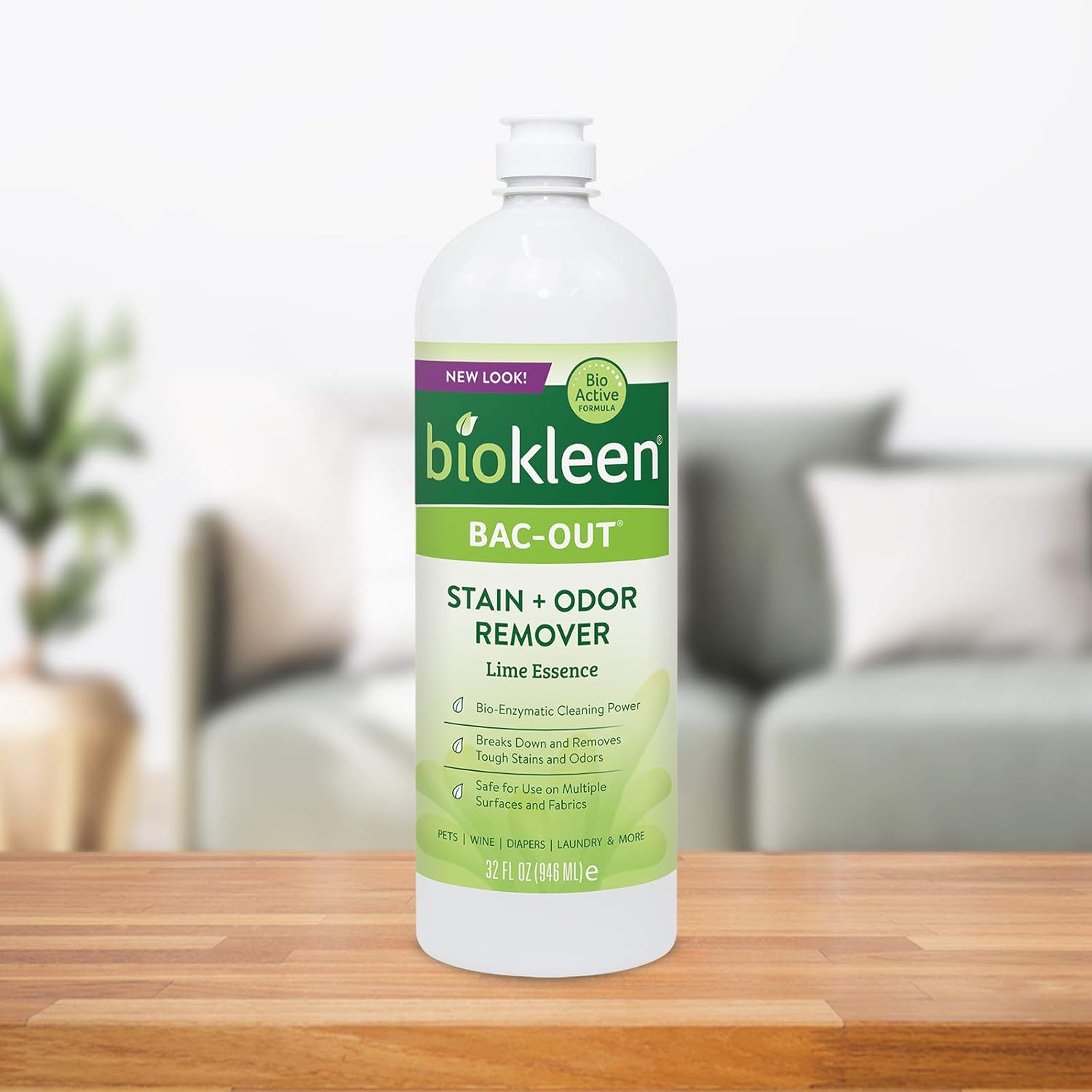Biokleen Bac Out Stain Odor Eliminator 32 oz
