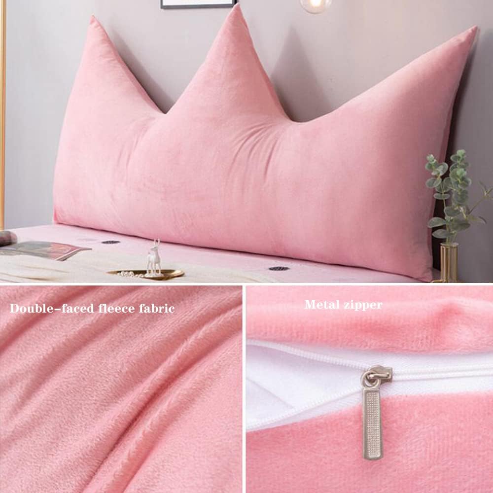 ZZYK Fleece Reading Pillow with Removable Cover Blue 35490cm