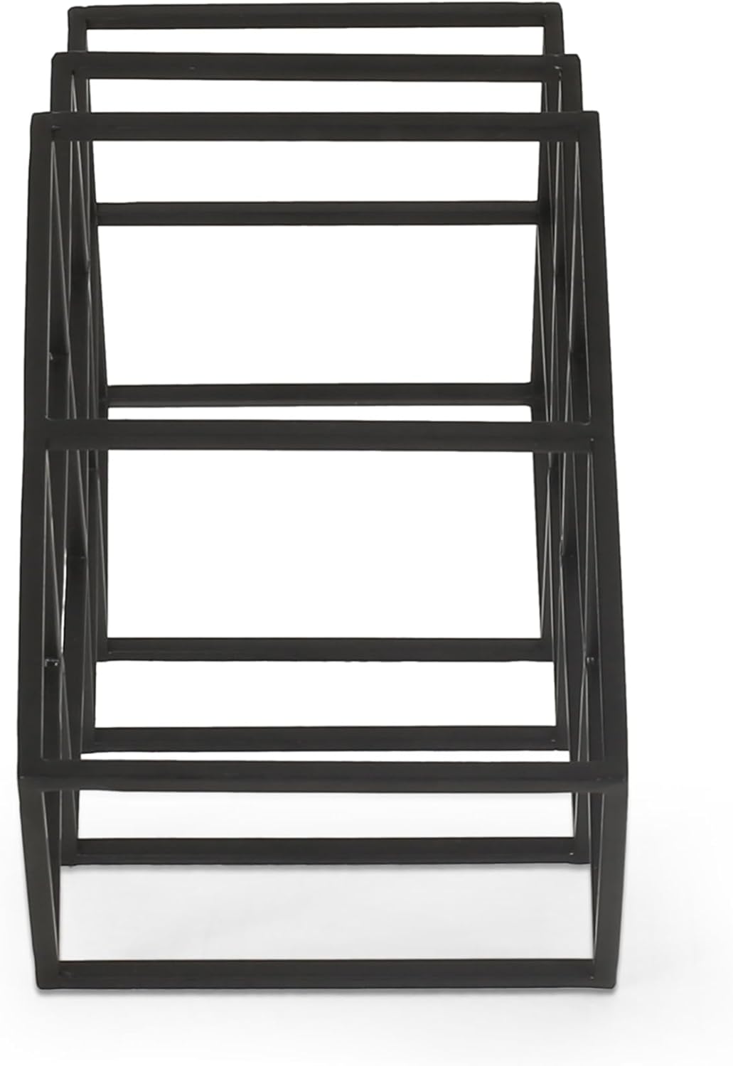 Modern Industrial Wine Rack with 7 Bottle Holders