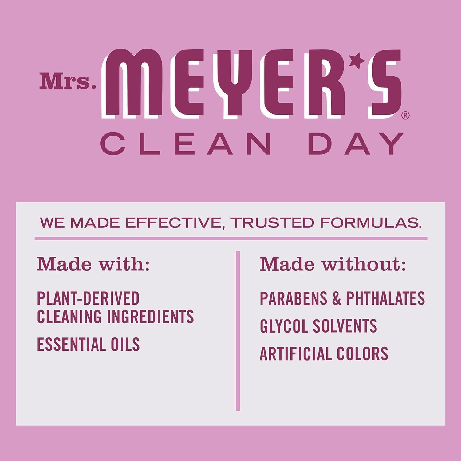 Mrs Meyers Home Essentials Set 8oz 16oz 125oz 16oz