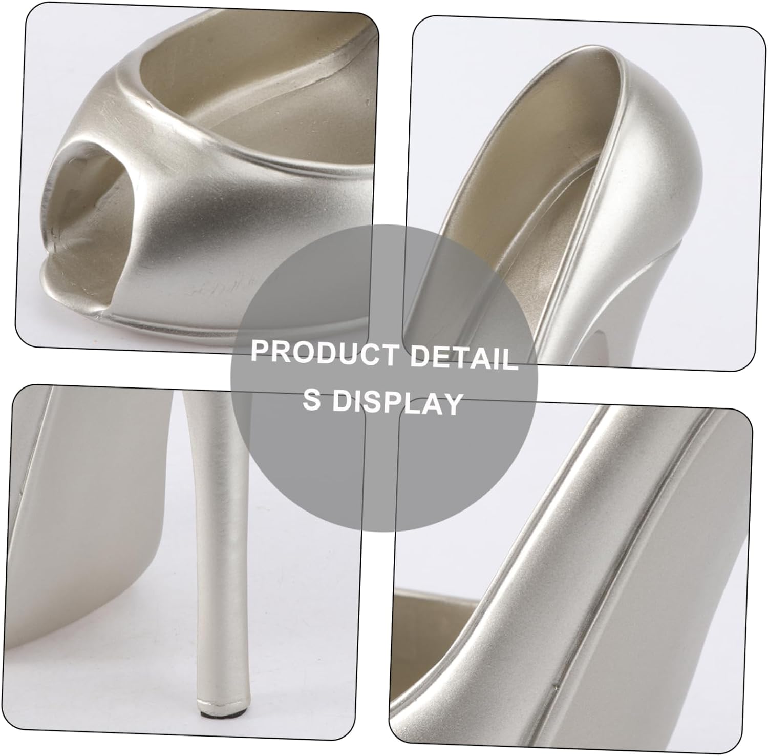 WINOMO Freestanding Wine Bottle Holder with High Heel Design 1
