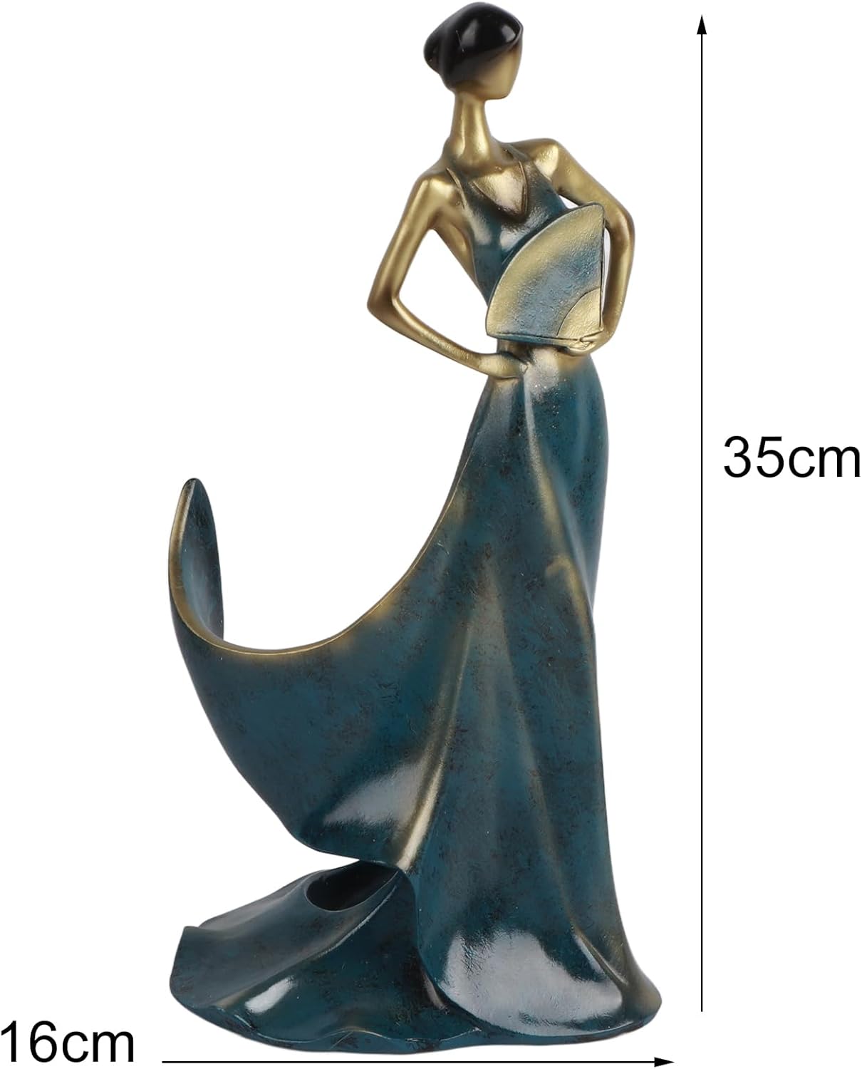 PerGar Dancing Girl Wine Rack Stand Red