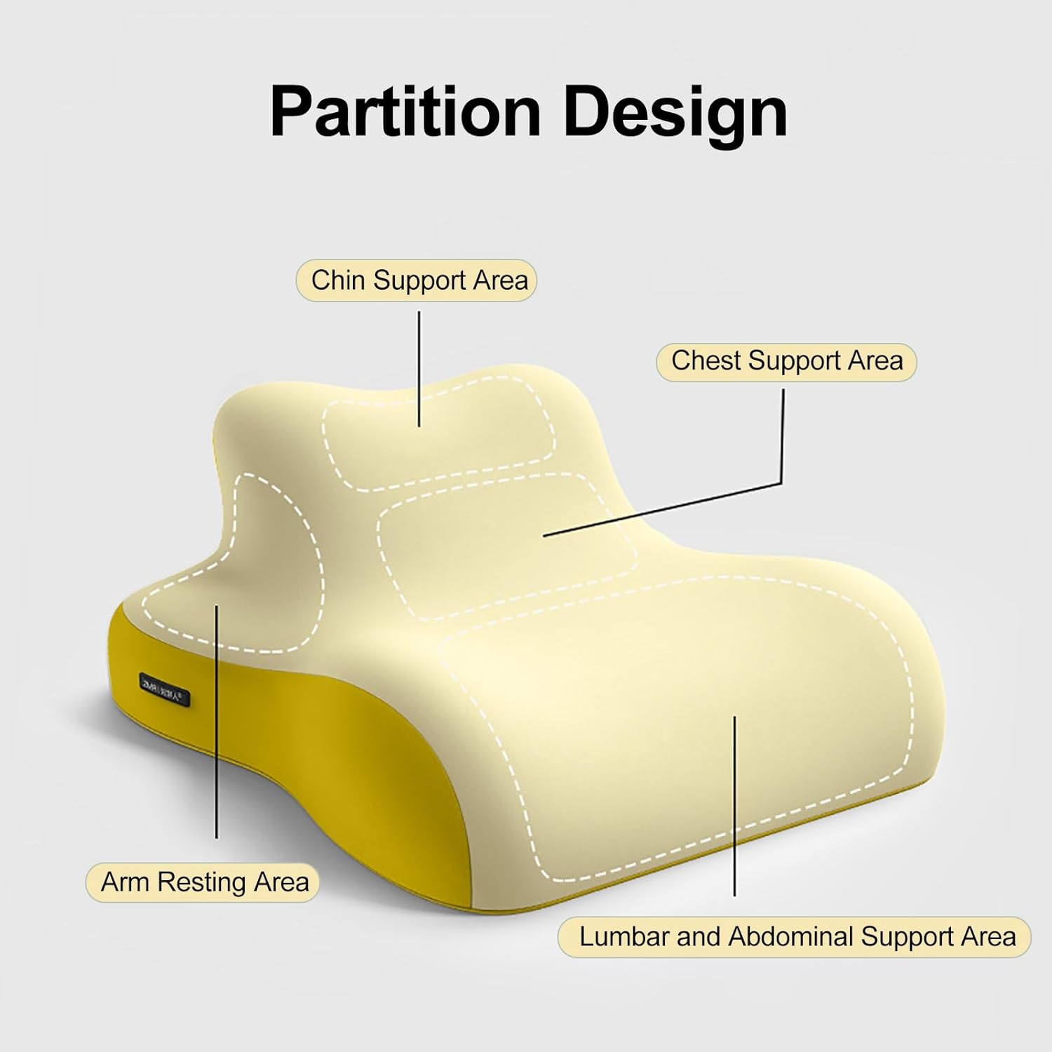 WAHHWF Face Down Massage Pillow Memory Foam with Slow Rebound