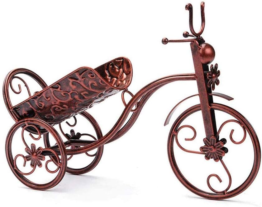 HASMI Freestanding Wrought Iron Wine Rack for Home Kitchen Bar Cellar