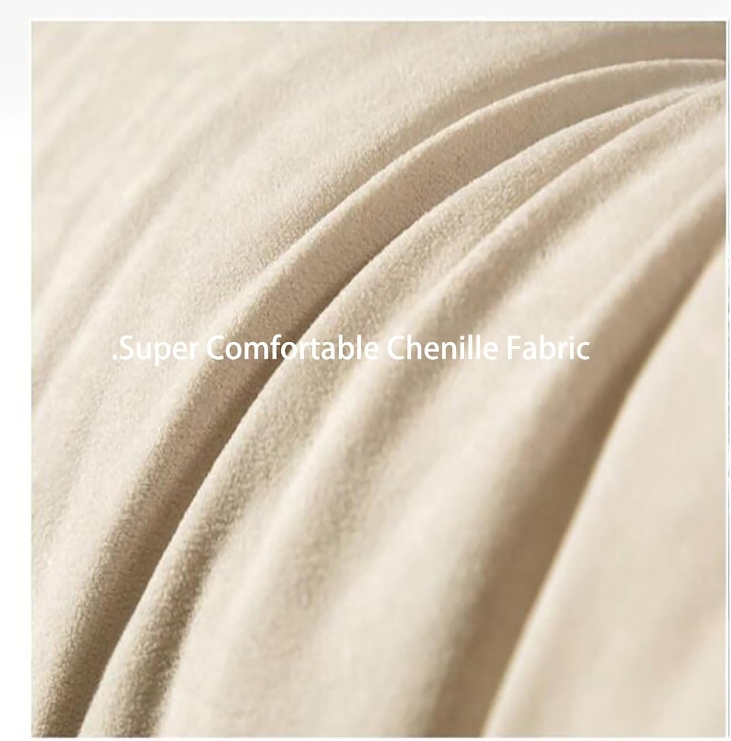 TESICA Light Grey Headboard Wedge Pillow with Removable Cover