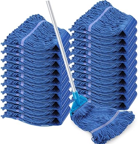 20-Pack SEEWEY Wet Mop Head Refills for Commercial and Home Use
