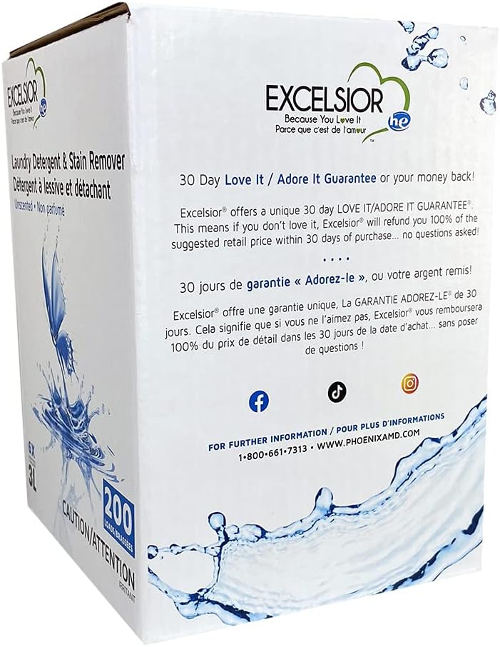 Excelsior - 3 Liter Unscented Laundry Detergent