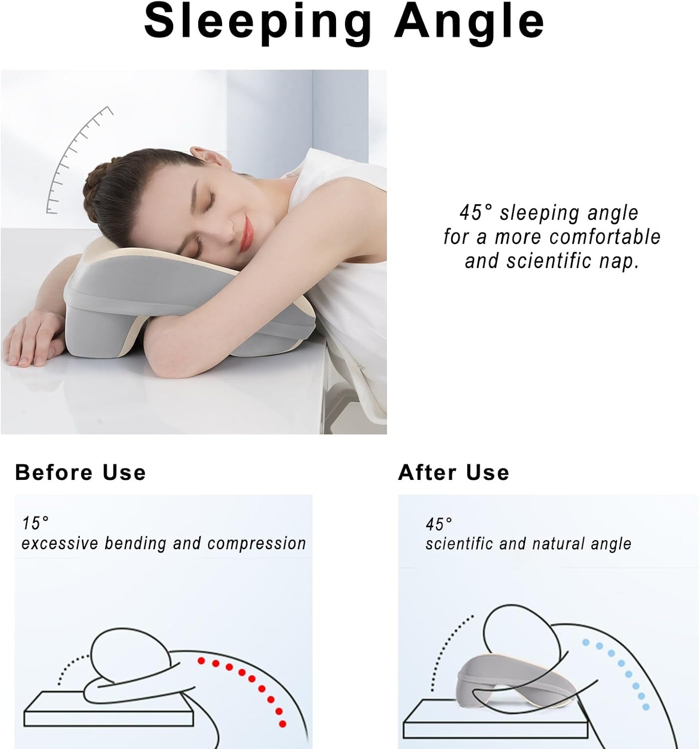 LYXBFBM Travel Neck Pillow with Arm Hole and Memory Foam