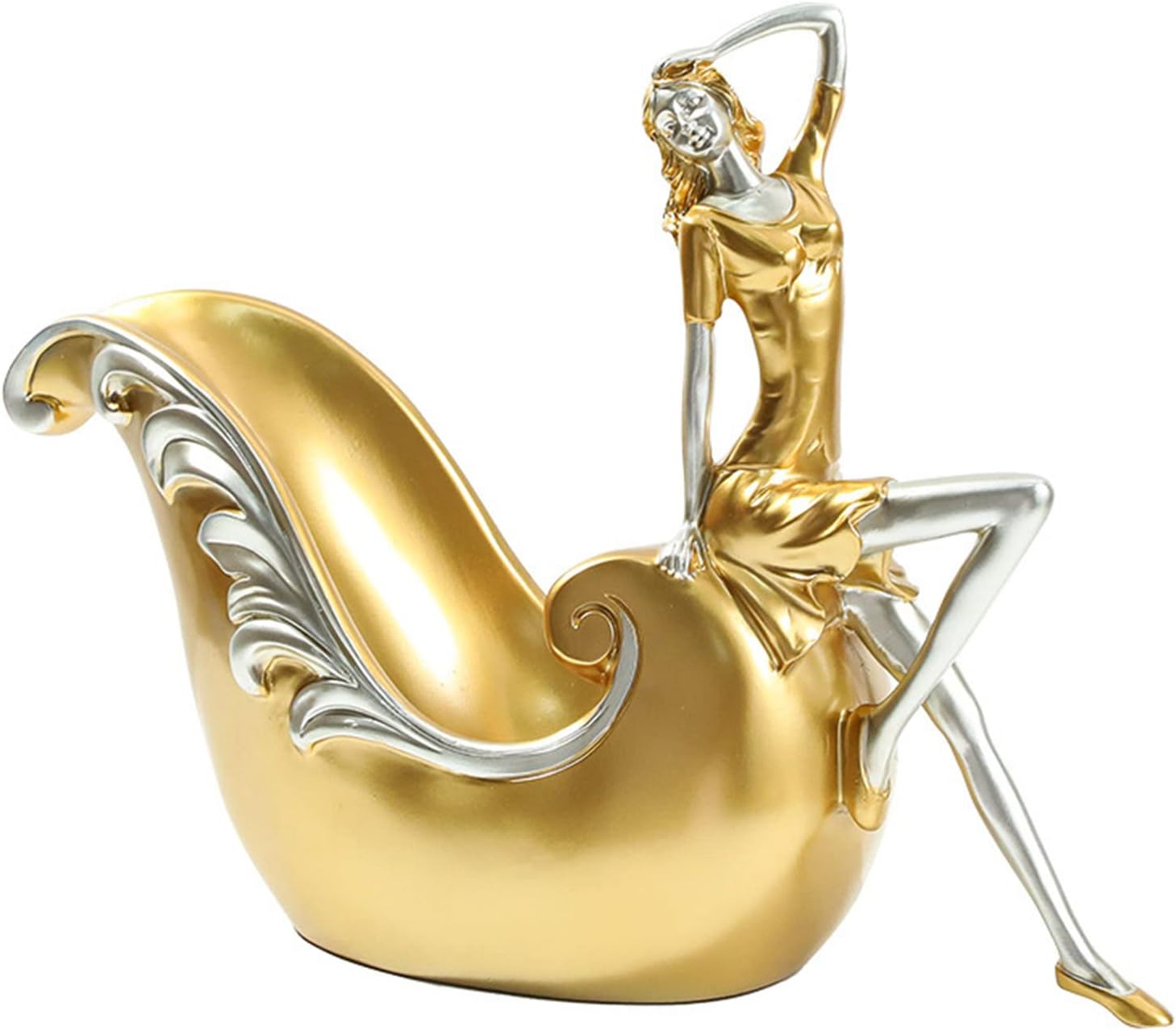 JUSHZ Wine Rack Holder Modern Design Gold