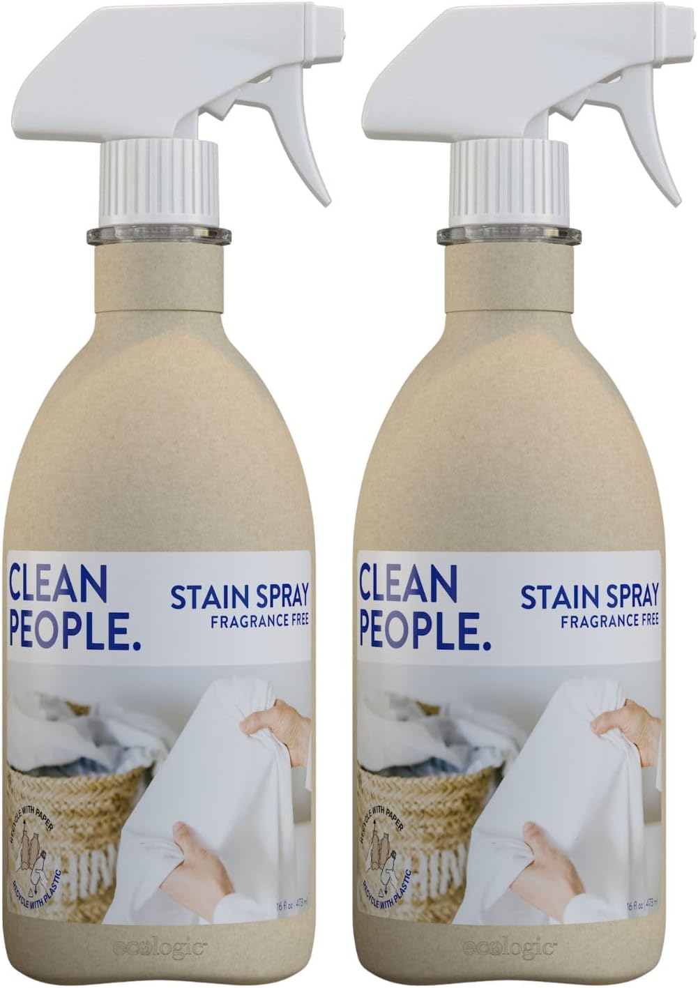 THE CLEAN PEOPLE Stain Remover Spray 16oz 2 Pack 1