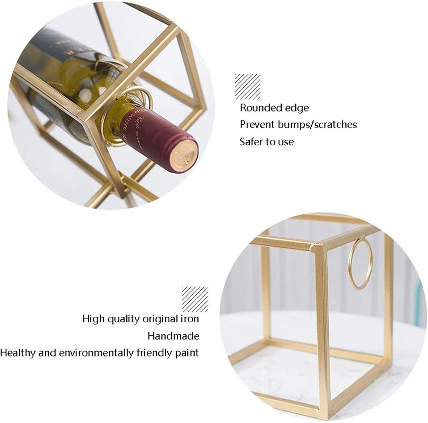 Pimex Iron Spiral Wine Rack Holder