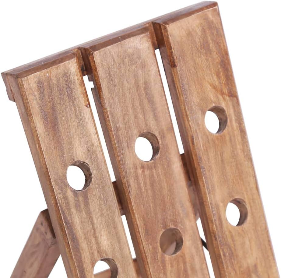 YAFF Wine Rack for 15 Bottles Solid Reclaimed Wood