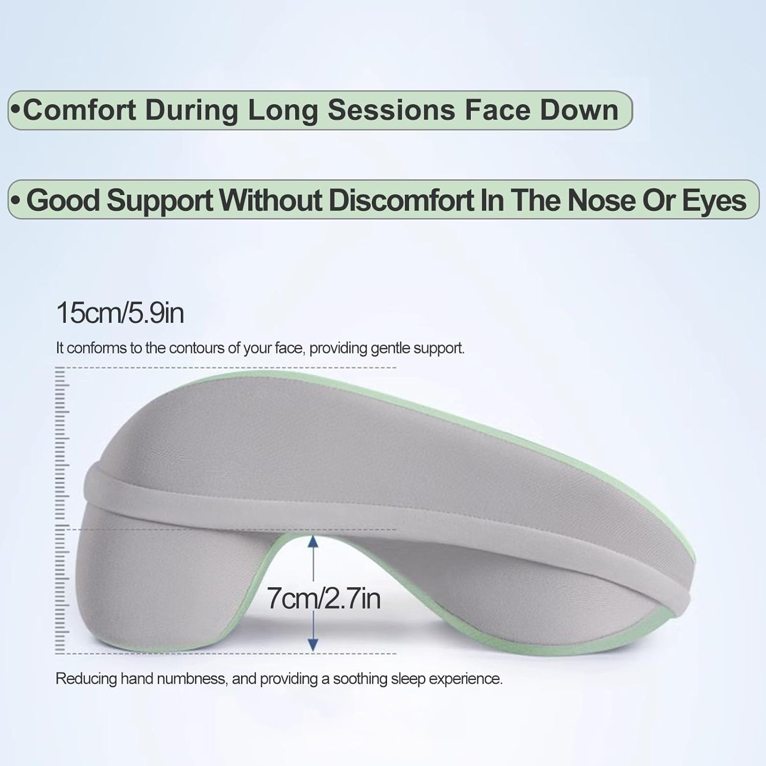 WAHHWF Desk Pillow for Napping - Comfortable Office Neck Pillow