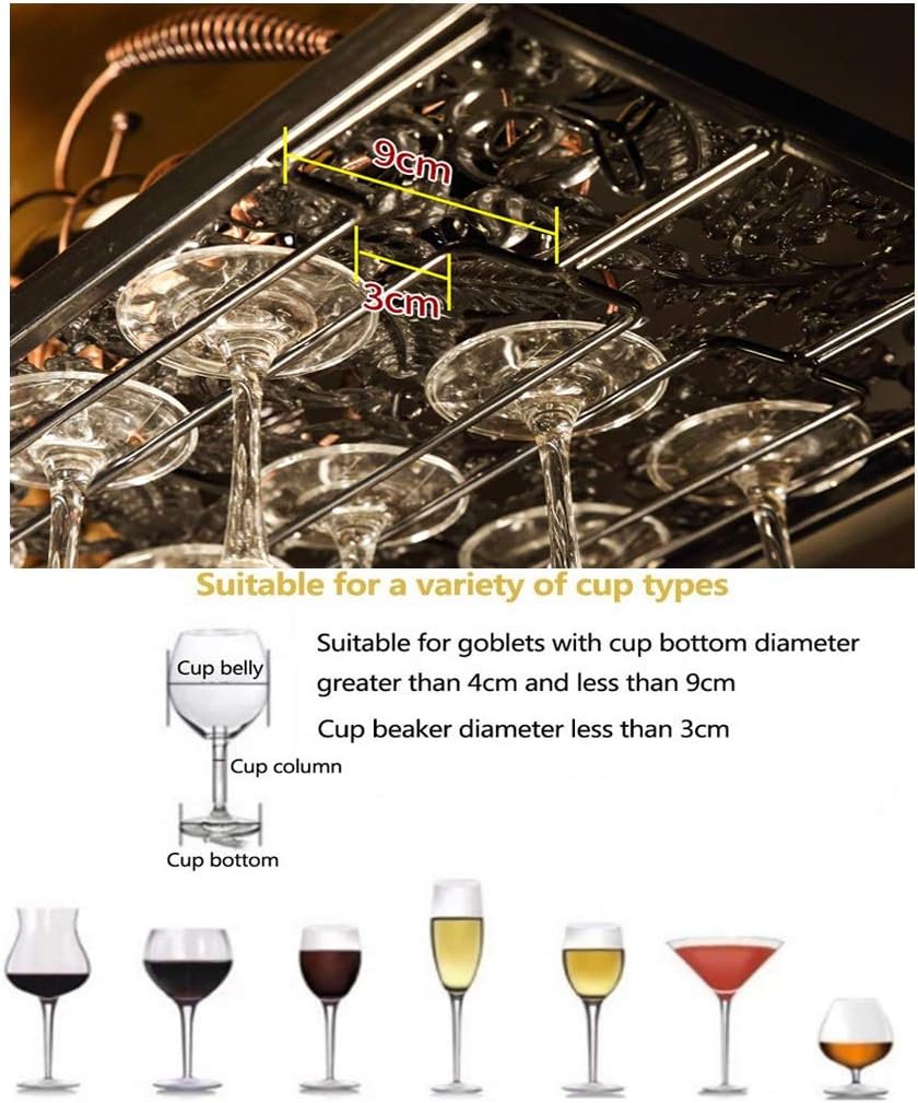 ZJDYDY Wall-Mounted Wine Glass Holder 1