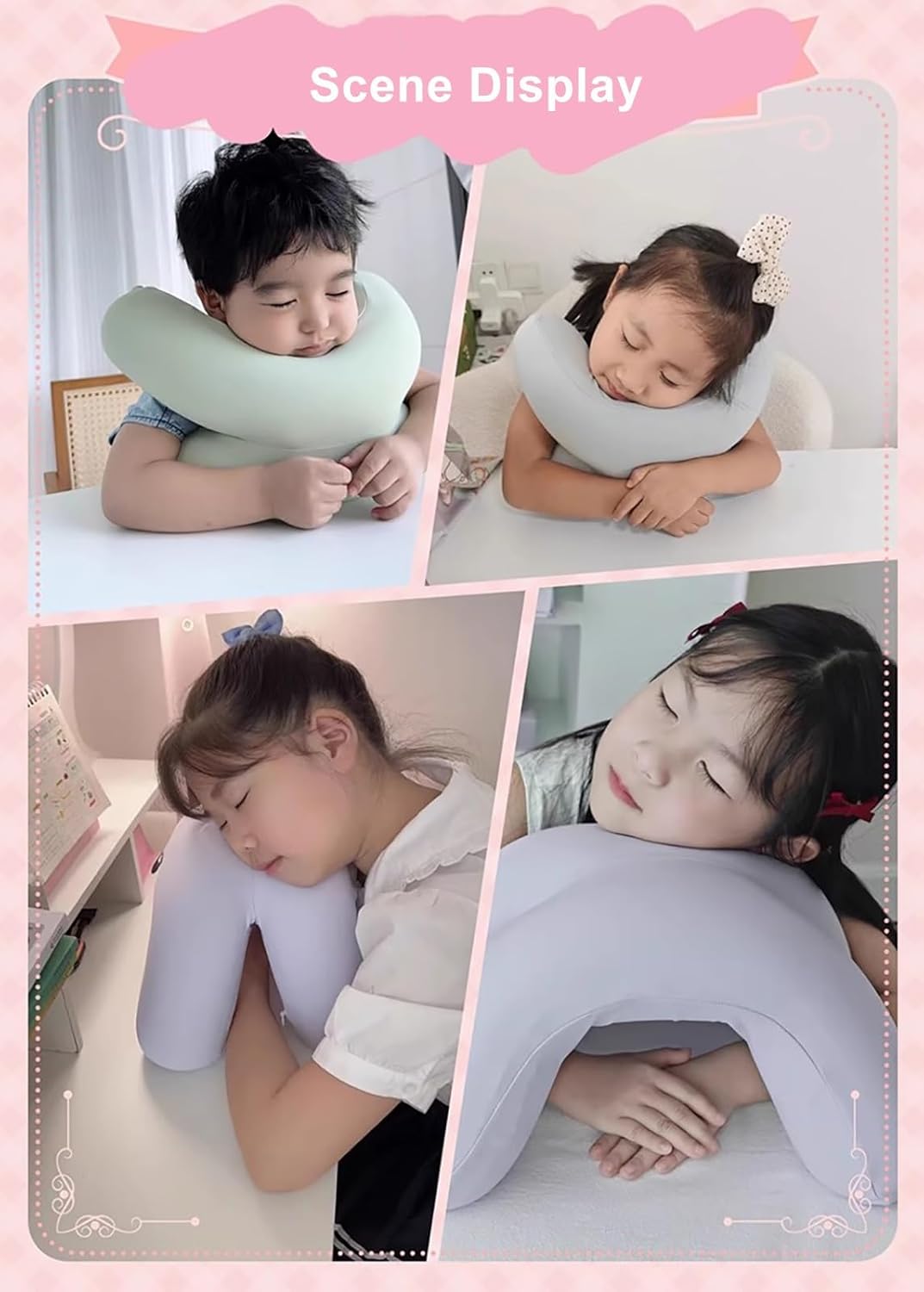 WAHHWF Face Down Massage Pillow with Memory Foam and Removable Cover