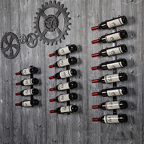 CGF- Wall Mounted Wine Rack 8 Bottle Black