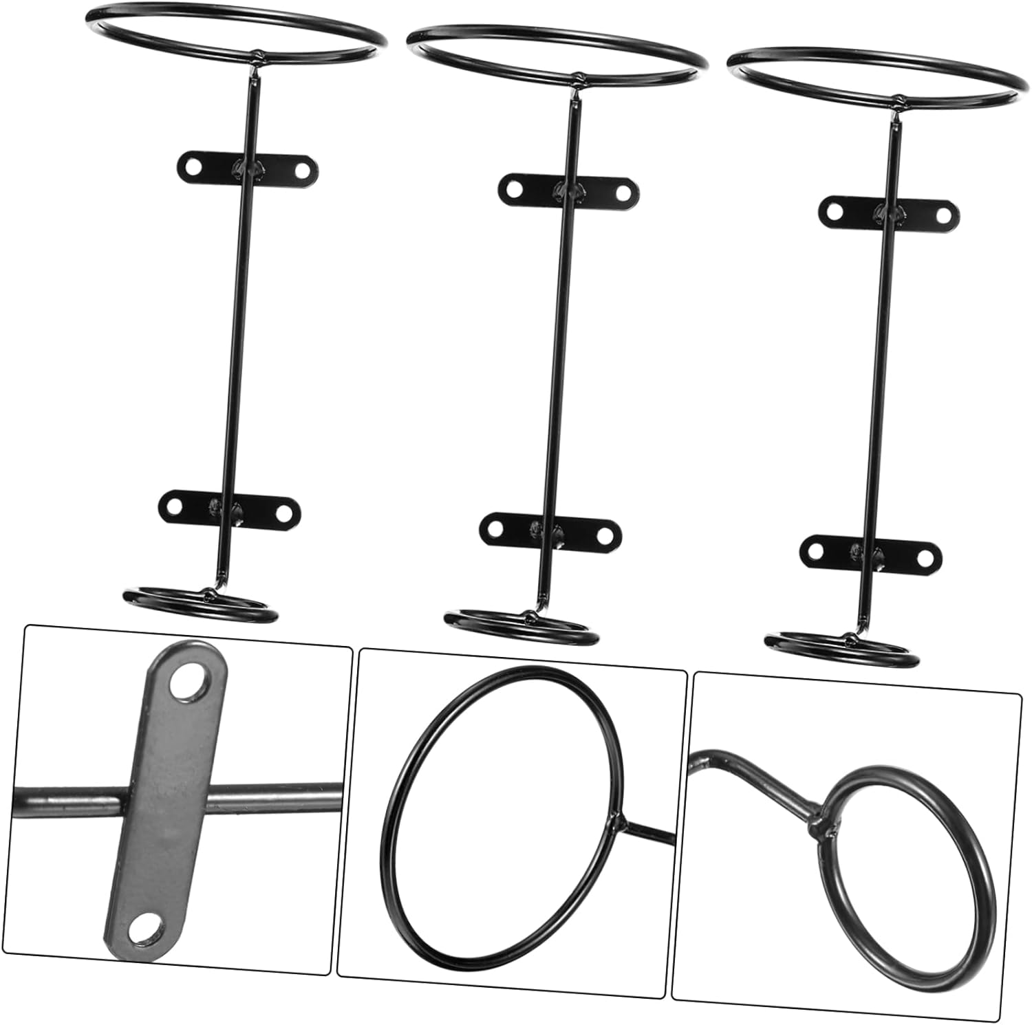 Hemobllo 6-Piece Wall-Mounted Wine Rack