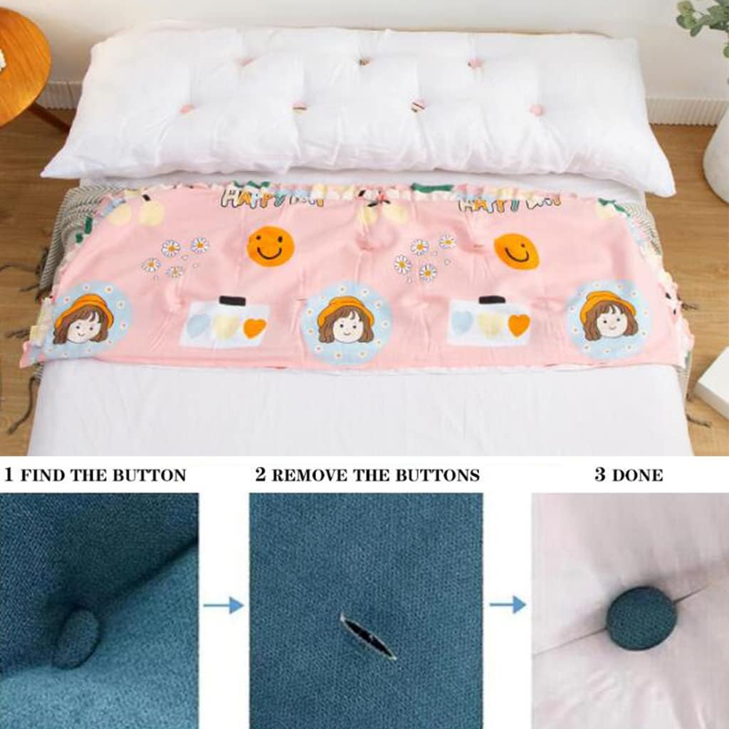 ZZYK Soft Velvet Reading Pillow with Removable Cover