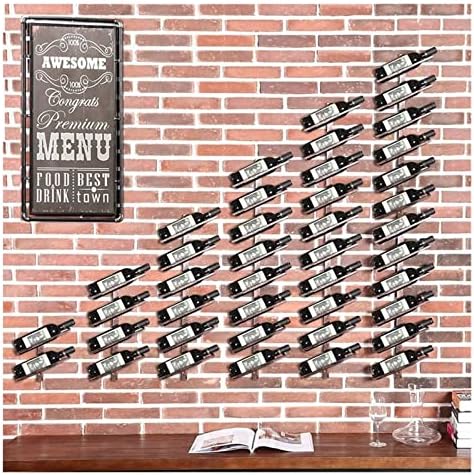 ALDEPO Wall-Mounted Wine Rack 4 Bottle Holder