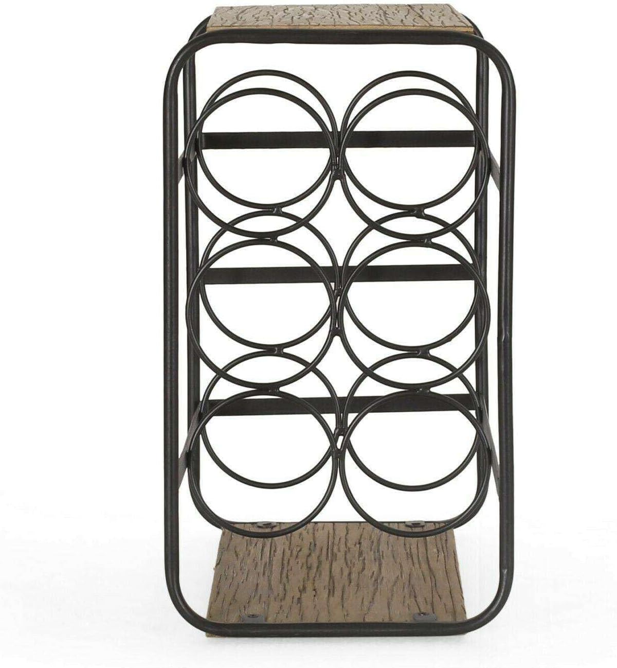FINANCIALLY LIT LKOP Gurnett 6 Bottle Wine Rack