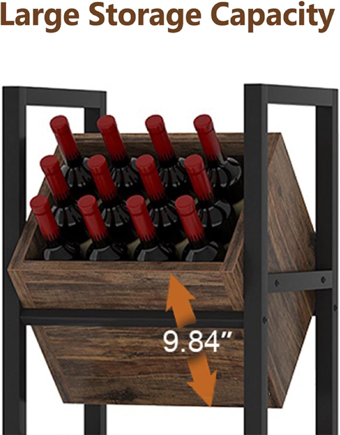 Tribesigns 3 Tier Freestanding Wine Rack