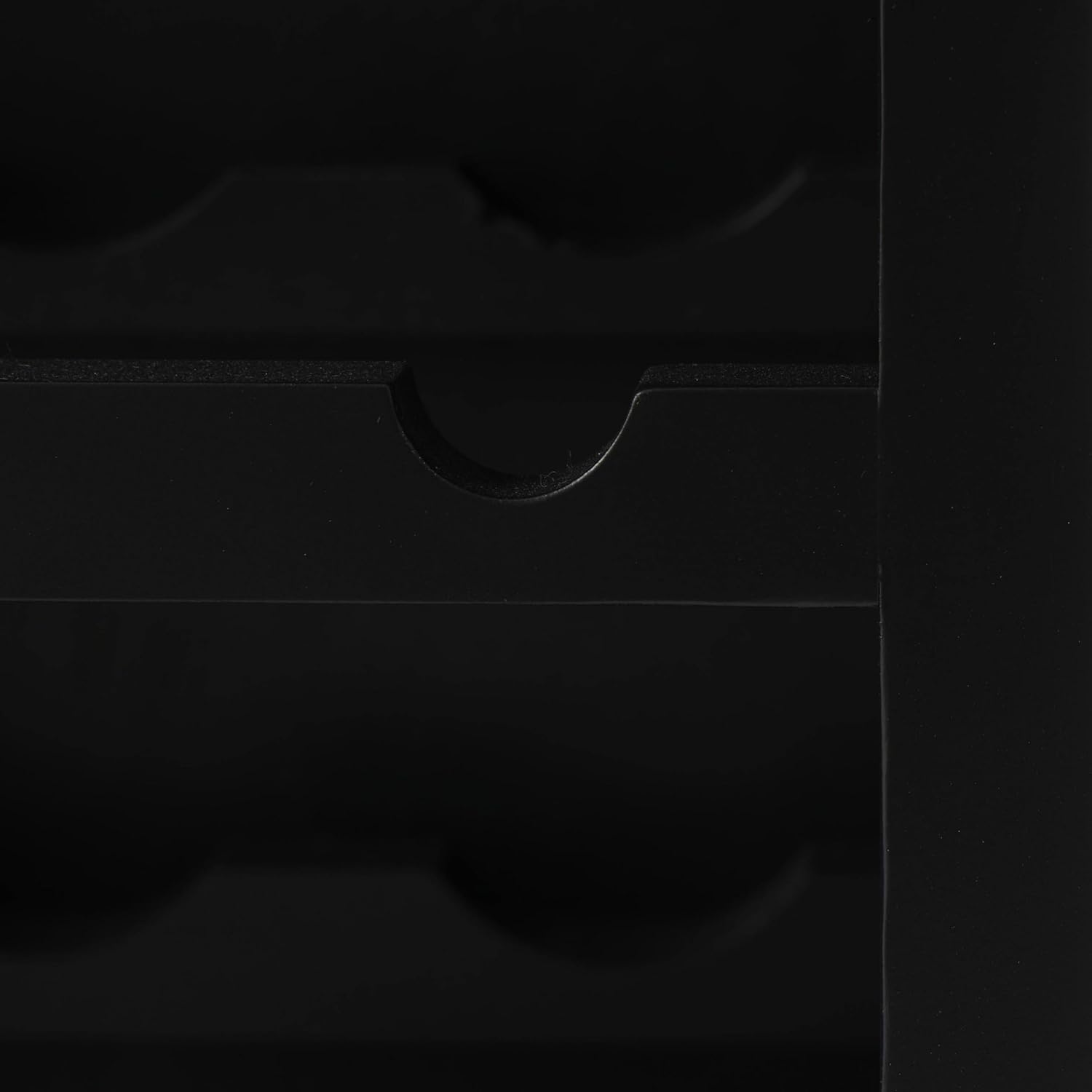 Deco 79 12-Bottle Freestanding Wine Rack with Drawer Black