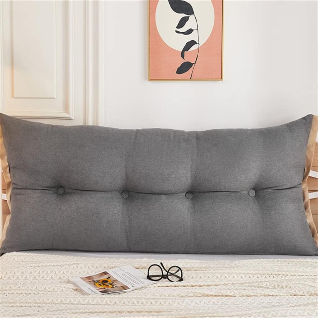 ZZYK Headboard Pillow Fleece 47 Reading Support Cushion 1