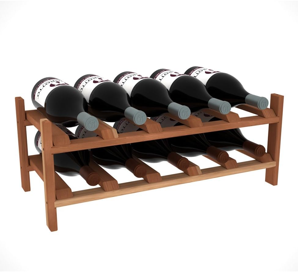 Creekside Magnum 10 Bottle Wine Shelf 12 Pine