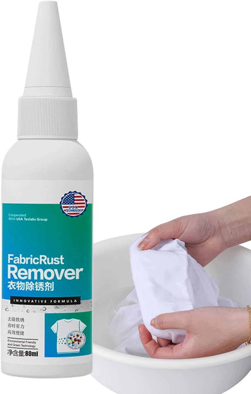 Fabric Rust Remover - Stain Eraser for Clothes