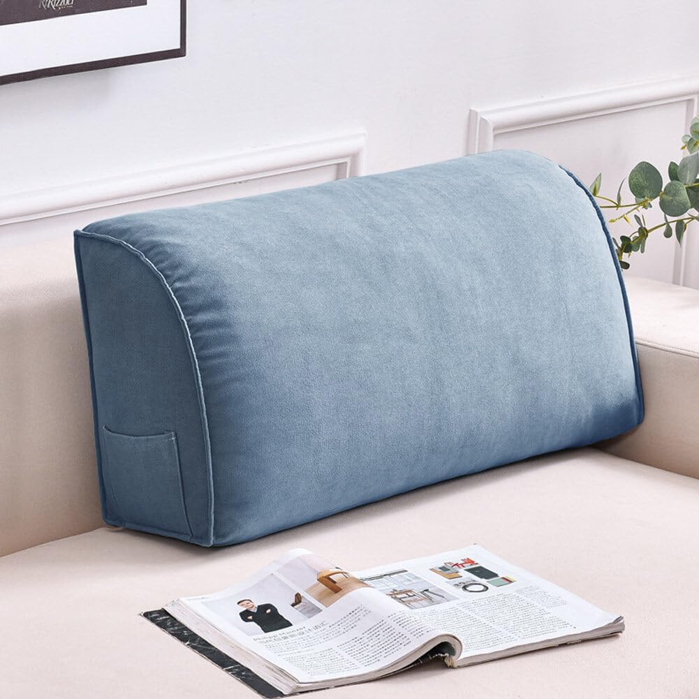 GKWW Decorative Sofa Pillow with Removable Case - Blue