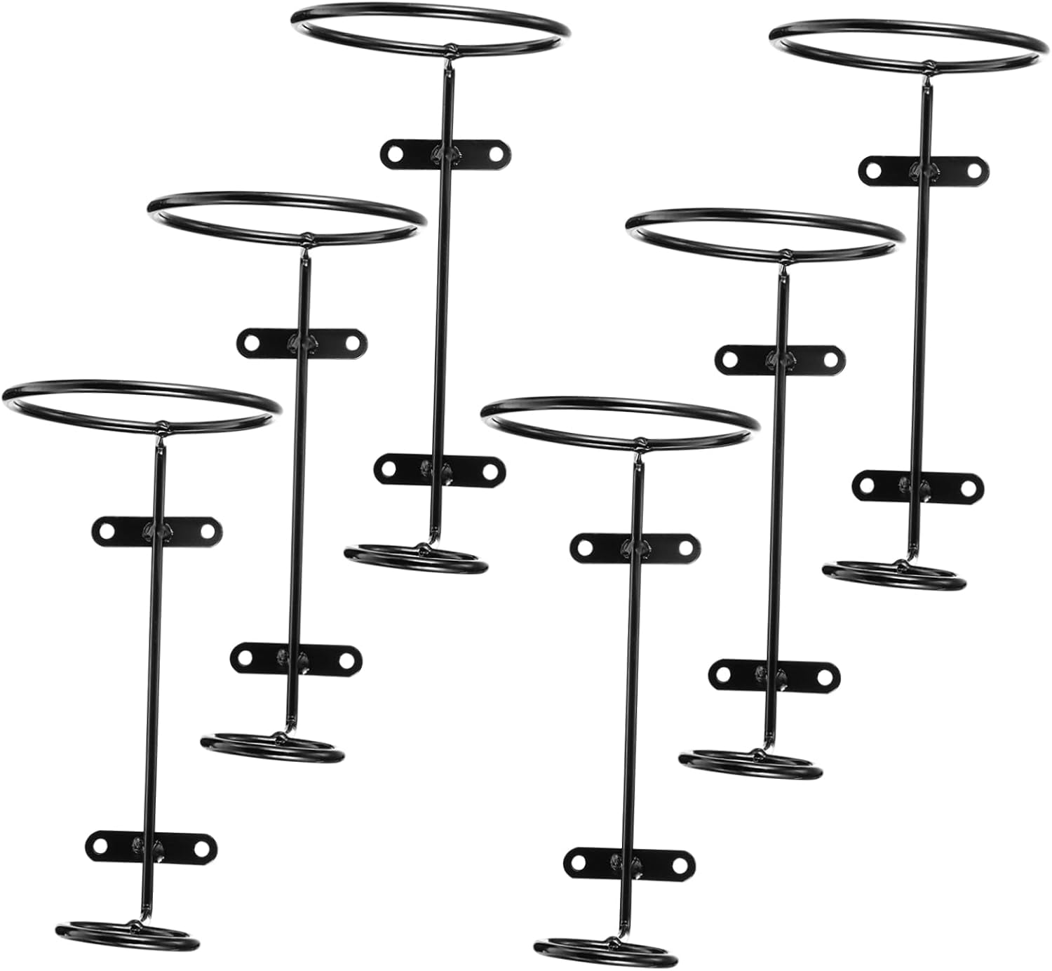 Hemobllo 6-Piece Wall-Mounted Wine Rack