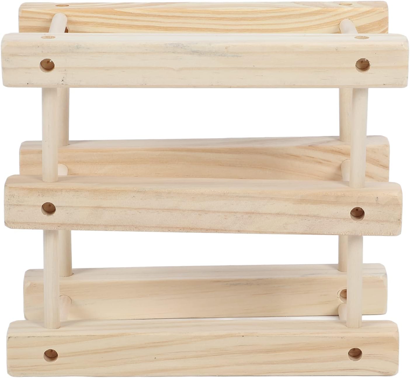 Asixxsix 6 Bottle Freestanding Wine Rack with 3 Tiers