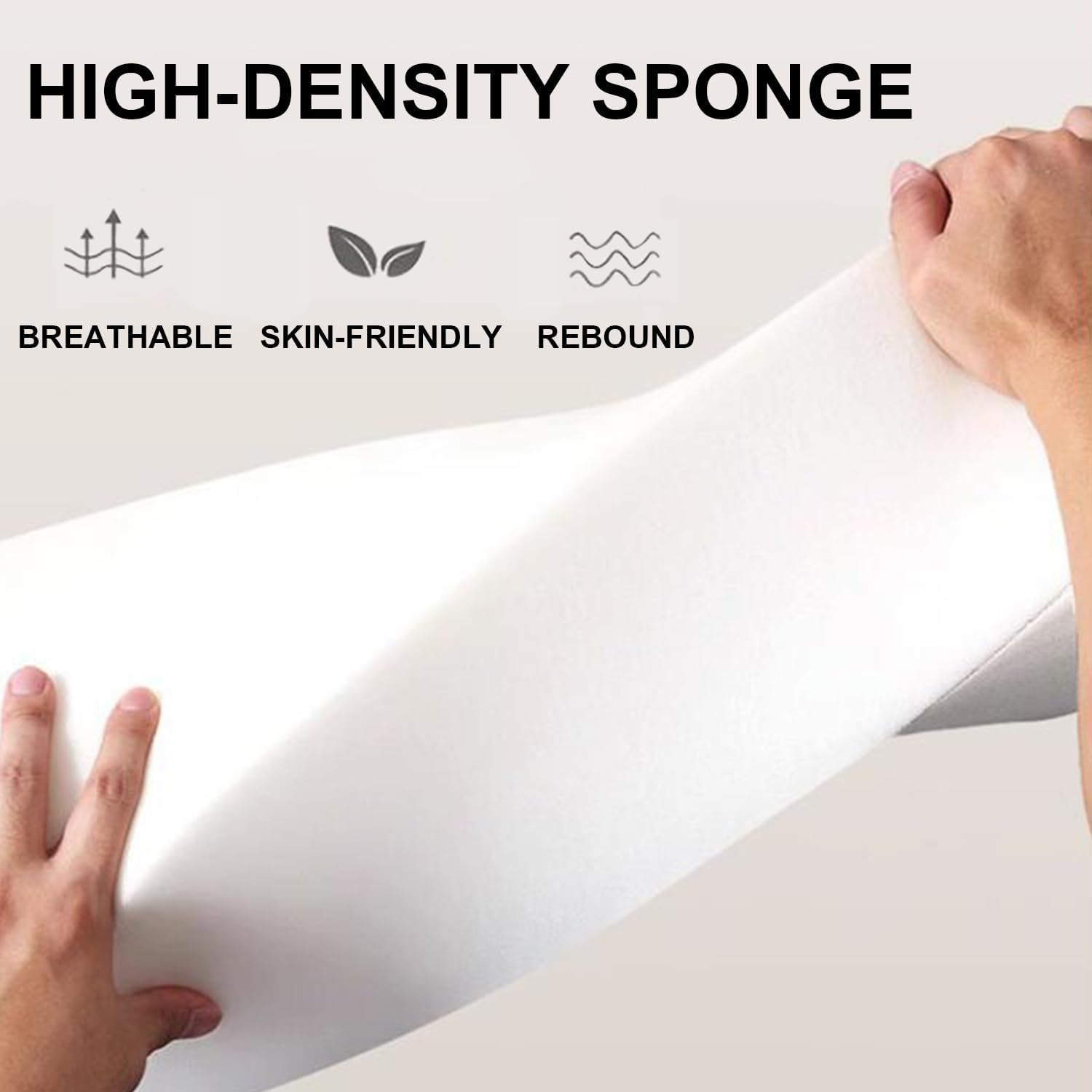 ZZYK Linen Reading Pillow with Headboard Backrest Support