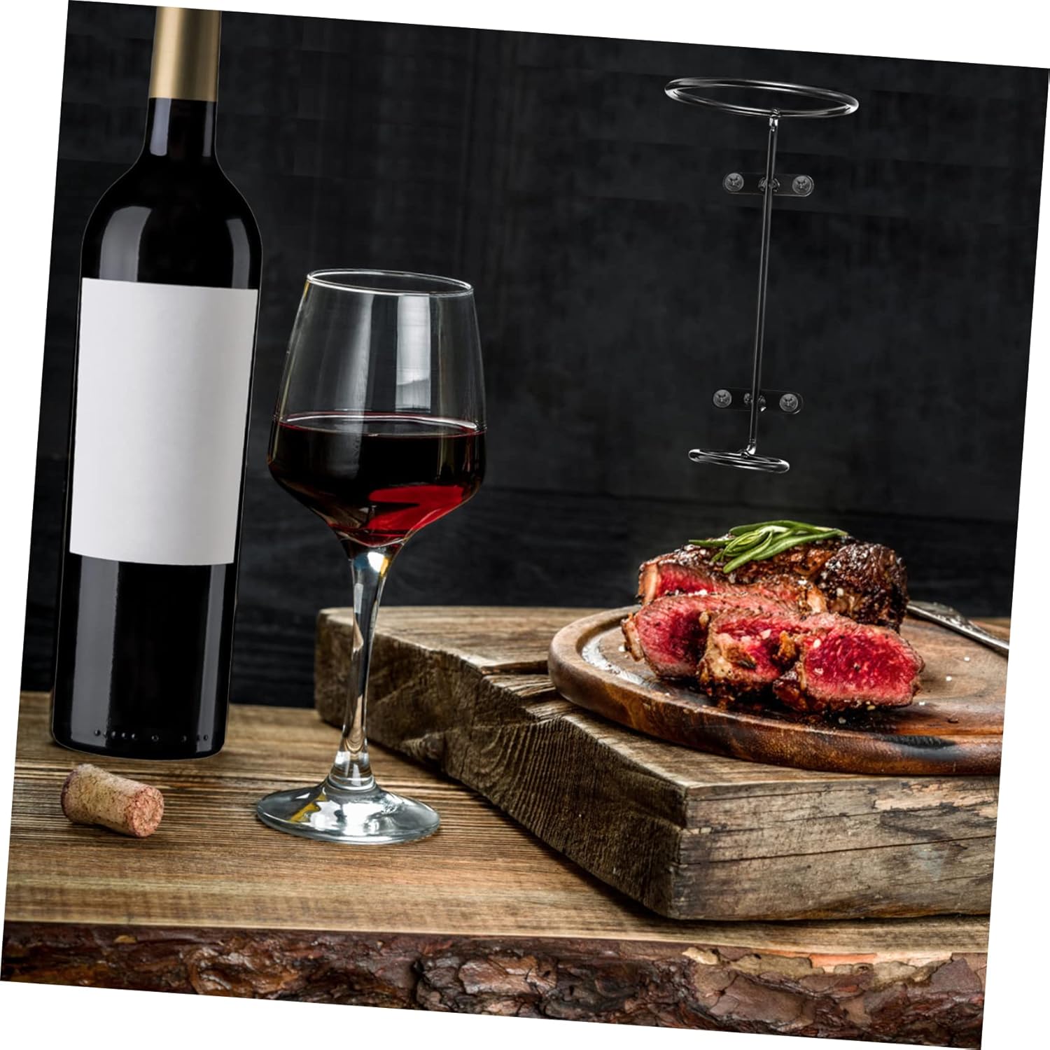 Hemobllo 6-Piece Wall-Mounted Wine Rack